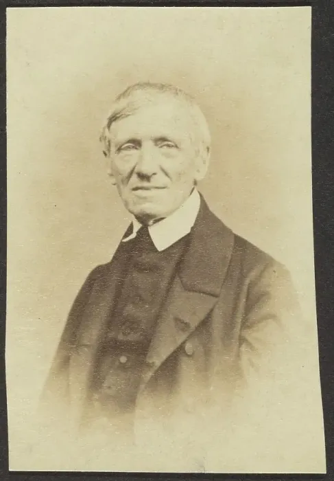 Framed Print : Portrait of Dr. Newman, late 19th century. Creator: Unknown Framed Print : Portrait of Dr. Newman, late 19th century. Creator: Unknown