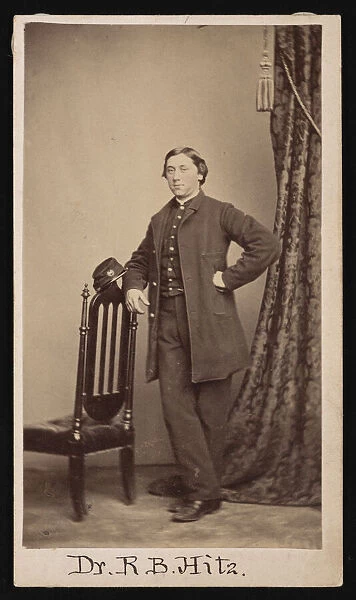 Portrait of Dr. R. B. Hitz, Circa 1860s. Creator: Unknown