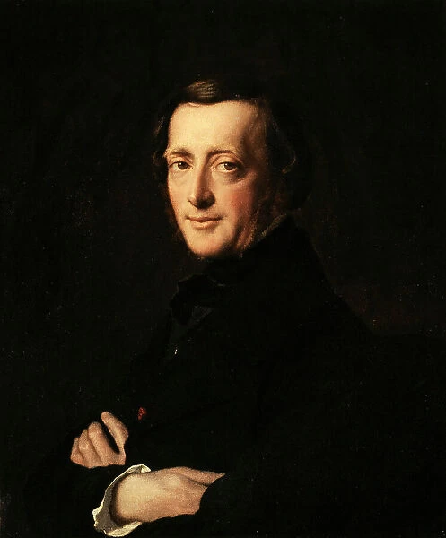 Portrait du Docteur M.G. Worms, 1850. Creator: Henri Lehmann