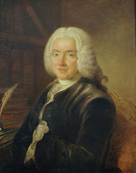 Portrait du président Charles-Jean-François Hénault (1685-1770), magistrat, membre de... c1730. Creator: Claude Pougin de Saint-Aubin