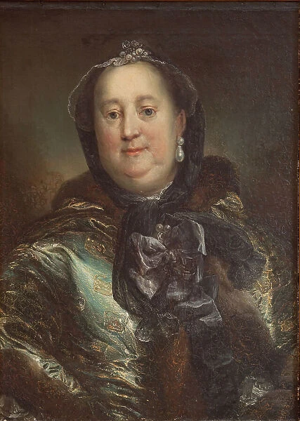 Portrait of Duchess Antoinette Amalie of Braunschweig-Wolfenbüttel, 1726-1793. Creator: Carl Gustaf Pilo