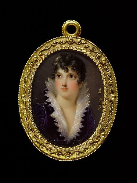 Portrait of the Duchess of Bassano, 22–07–1811. Creator: Jean-Baptiste Isabey