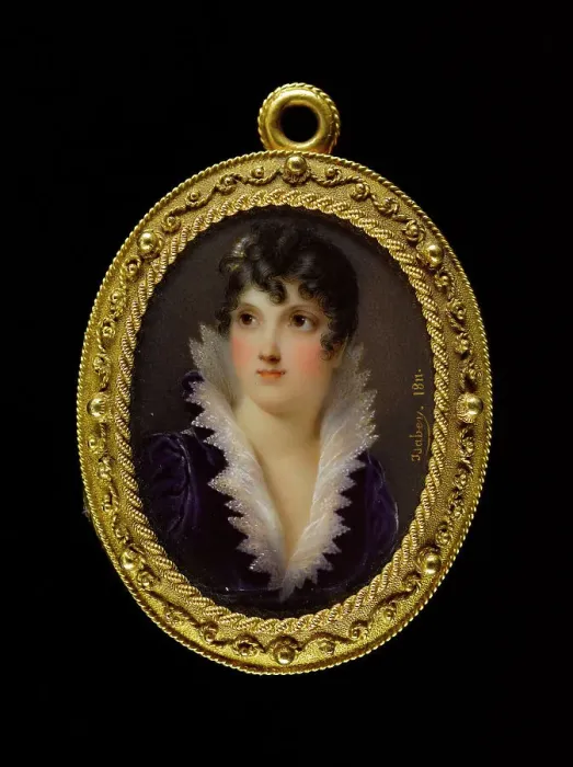 Framed Print : Portrait of the Duchess of Bassano, 22–07–1811. Creator: Jean-Baptiste Isabey Framed Print : Portrait of the Duchess of Bassano, 22–07–1811. Creator: Jean-Baptiste Isabey