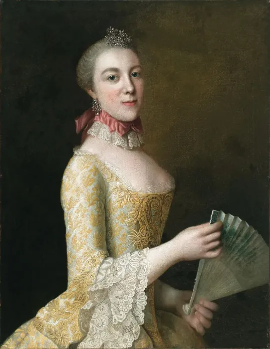 Framed Print : Portrait of Duchess Christiane of Mecklenburg-Strelitz (1735-1794). Creator: Woge, Daniel (1717-1797) Framed Print : Portrait of Duchess Christiane of Mecklenburg-Strelitz (1735-1794). Creator: Woge, Daniel (1717-1797)