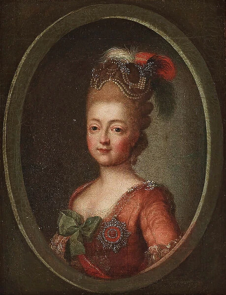 Portrait of Duchess Maria Feodorovna (Sophie Dorothea of Württemberg) (1759-1828). Creator: Roslin, Alexander, (Studio of)