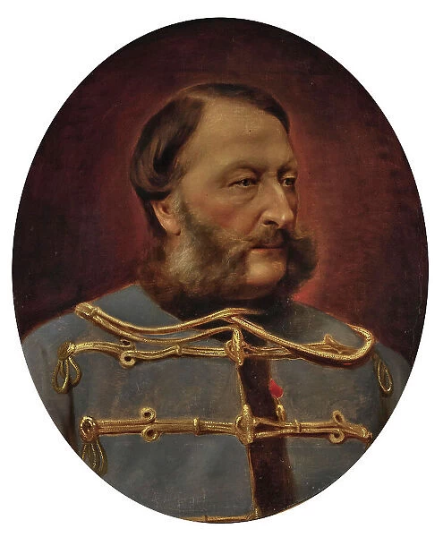 Portrait of Duke August of Saxe-Coburg and Gotha-Koháry (1818-1881). Creator: Anonymous
