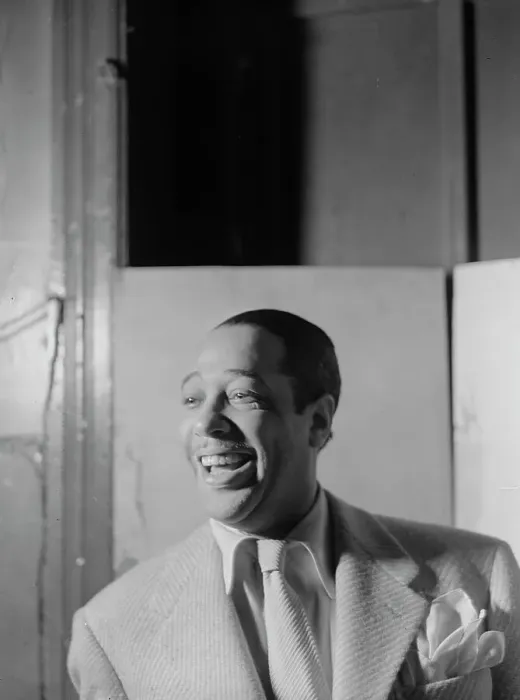 Framed Print : Portrait of Duke Ellington, Washington, D.C.(?), 1938. Creator: William Paul Gottlieb Framed Print : Portrait of Duke Ellington, Washington, D.C.(?), 1938. Creator: William Paul Gottlieb