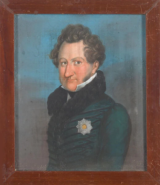 Portrait of Duke Ernest I of Saxe-Coburg and Gotha (1784-1844), Early 19th cen.. Creator: Anonymous
