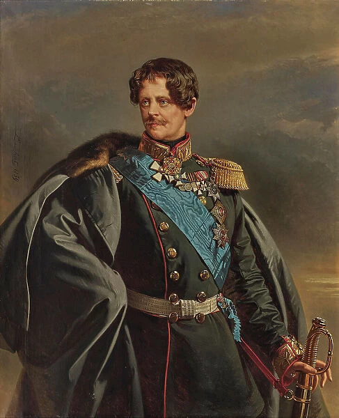 Portrait of Duke Eugen of Württemberg (1788-1857), 1859. Creator: Lauchert, Richard L. (1823-1869)