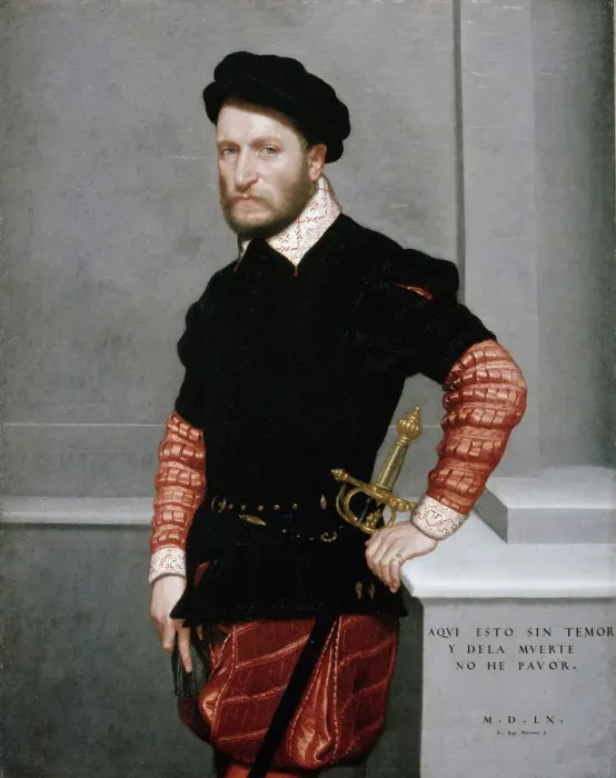 Framed Print : Portrait of Duke Gabriel de la Cueva y Giron, 1560. Creator: Moroni, Giovan Battista Framed Print : Portrait of Duke Gabriel de la Cueva y Giron, 1560. Creator: Moroni, Giovan Battista