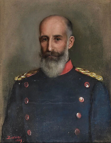 Portrait of Duke Philipp of Württemberg (1838-1917). Creator: Biasini, Mari (1866-1937)