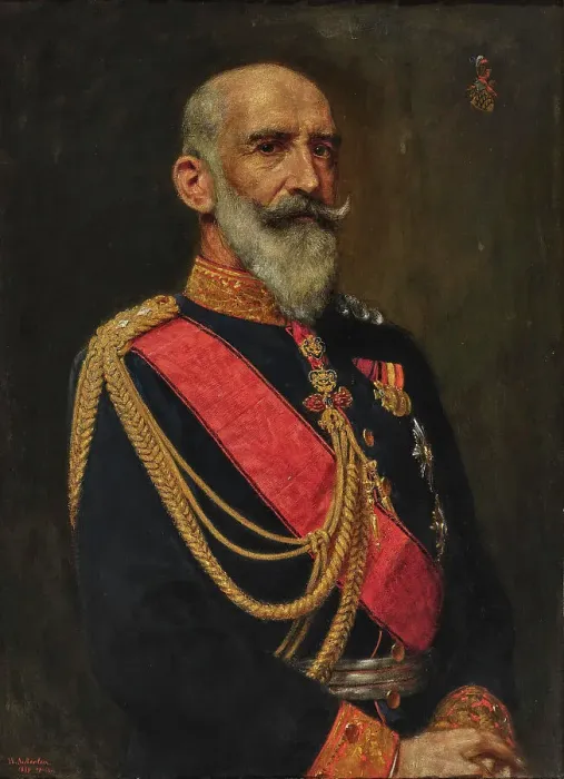 Framed Print : Portrait of Duke Philipp of Württemberg (1838-1917). Creator: Auberlen, Wilhelm (1860-1948) Framed Print : Portrait of Duke Philipp of Württemberg (1838-1917). Creator: Auberlen, Wilhelm (1860-1948)