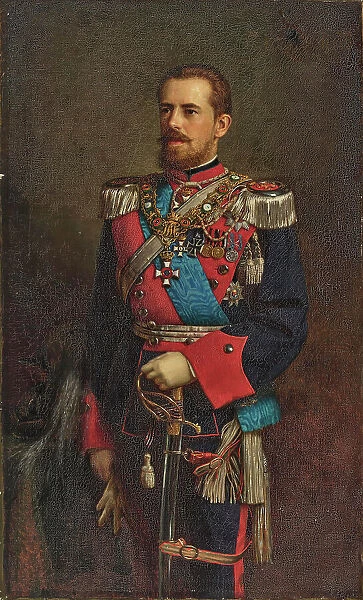 Portrait of Duke Wilhelm Eugen of Württemberg (1846-1877). Creator: Anonymous
