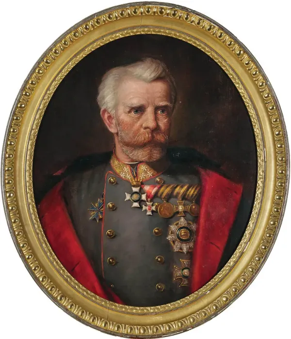 Framed Print : Portrait of Duke William of Württemberg (1828-1896), 1902. Creator: Mertens; Mathilde (active ca 1900) Framed Print : Portrait of Duke William of Württemberg (1828-1896), 1902. Creator: Mertens; Mathilde (active ca 1900)