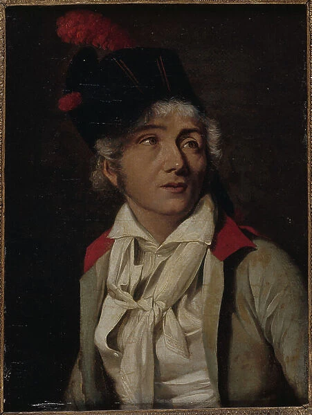 Portrait d'un acteur, en veste blanche à collet rouge, c1800. Creator: Louis Leopold Boilly