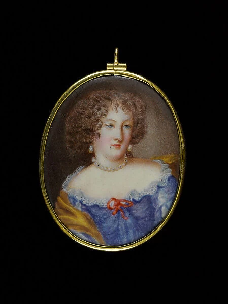 Portrait d'une jeune femme en costume Louis XIV. Creator: Ecole Francaise