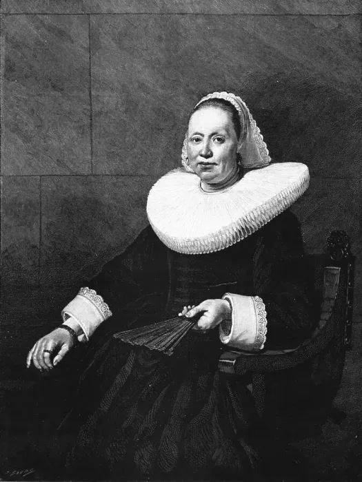 Framed Print : Portrait of a Dutch Lady, after Bartholomew Van Der Helst, 1891. Creator: Bartholomeus van der Helst Framed Print : Portrait of a Dutch Lady, after Bartholomew Van Der Helst, 1891. Creator: Bartholomeus van der Helst