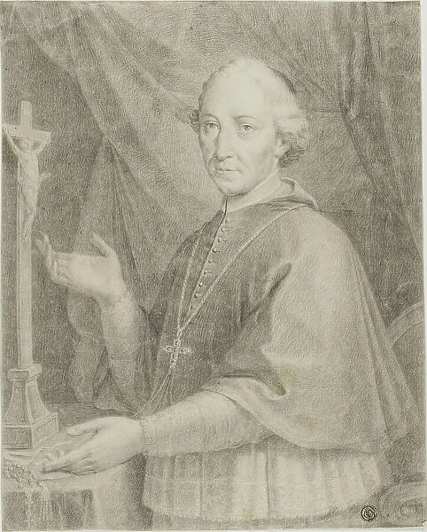 Portrait of Ecclesiastic, n.d. Creator: Gaspar Netscher