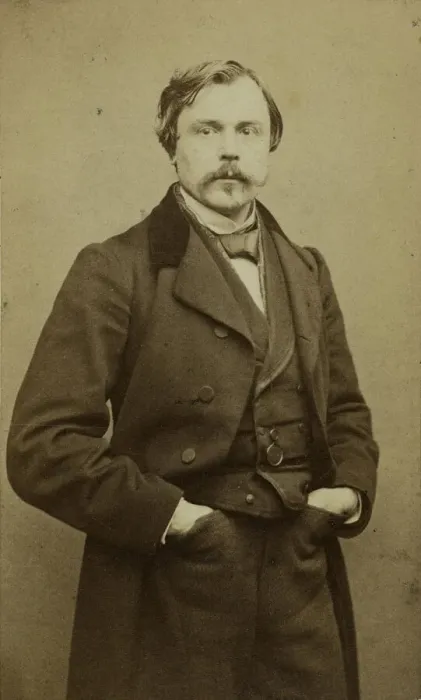 Framed Print : Portrait of Edmond Huot de Goncourt (1822-1896). Creator: Carjat Framed Print : Portrait of Edmond Huot de Goncourt (1822-1896). Creator: Carjat