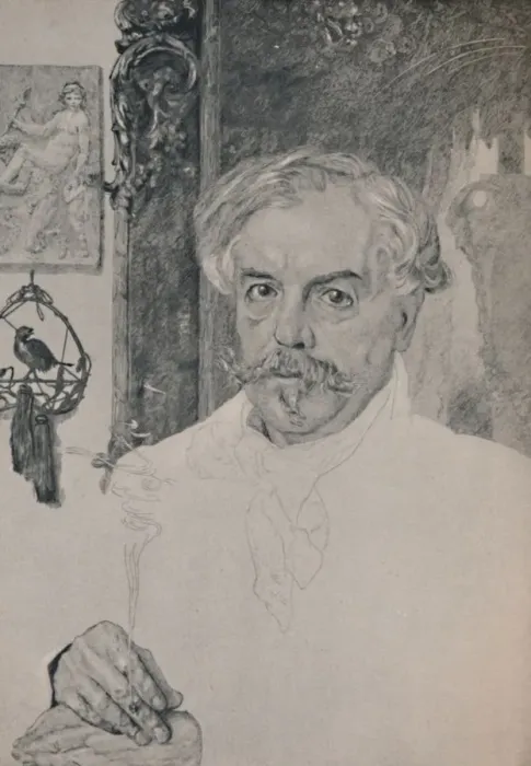 Framed Print : Portrait of Edmund De Goncourt, 1882, (1946). Artist: Felix Bracquemond Framed Print : Portrait of Edmund De Goncourt, 1882, (1946). Artist: Felix Bracquemond