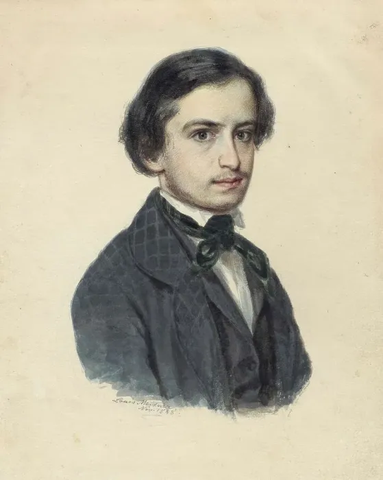 Framed Print : Portrait of Edvard Flygare, file. dr. 1829-52, son of Emilie Flygare-Carlén, 1848. Creator: Louis Meisener Framed Print : Portrait of Edvard Flygare, file. dr. 1829-52, son of Emilie Flygare-Carlén, 1848. Creator: Louis Meisener