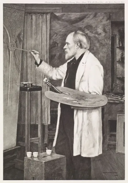 Framed Print : Portrait of Edward Burne-Jones (1833-1898), 1898. Creators: Unknown, Philip Edward Burne-Jones Framed Print : Portrait of Edward Burne-Jones (1833-1898), 1898. Creators: Unknown, Philip Edward Burne-Jones