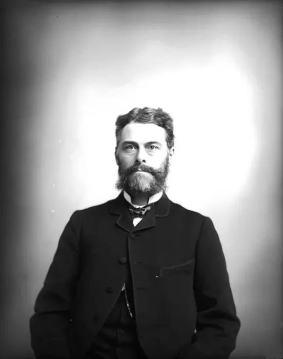 Framed Print : Portrait of Edward Drinker Cope (1840-1897), 1880s. Creator Framed Print : Portrait of Edward Drinker Cope (1840-1897), 1880s. Creator