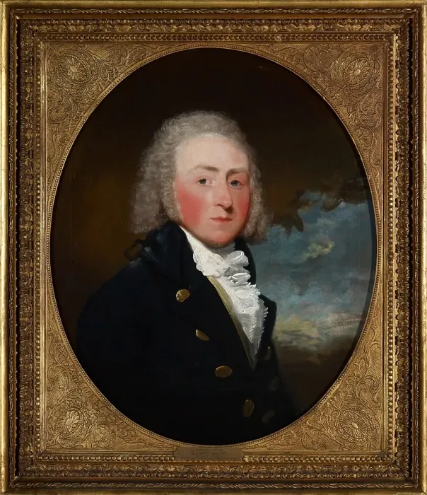 Framed Print : Portrait of Edward Loftus, about 1790. Creator: Gilbert Stuart Framed Print : Portrait of Edward Loftus, about 1790. Creator: Gilbert Stuart