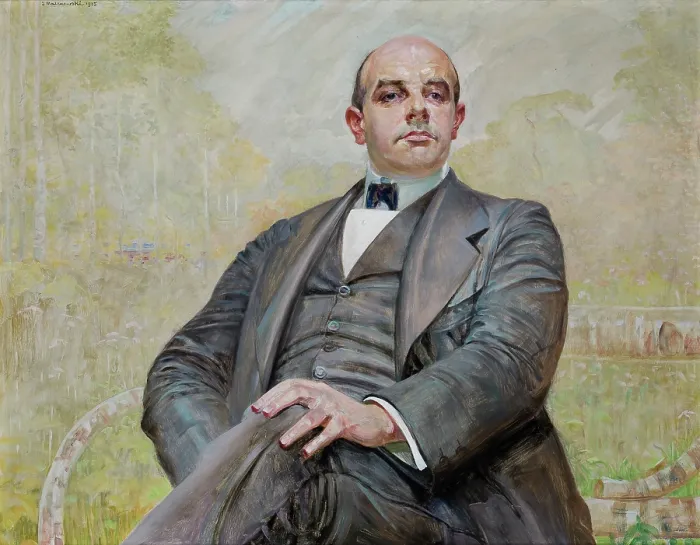 Framed Print : Portrait of Edward Maurizio, 1915. Creator: Jacek Malczewski Framed Print : Portrait of Edward Maurizio, 1915. Creator: Jacek Malczewski