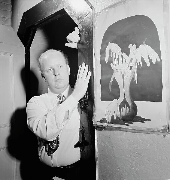 Portrait of Edwin A. Finckel in his home, Greenwich Village, New York, N.Y. ca. Nov. 1946. Creator: William Paul Gottlieb