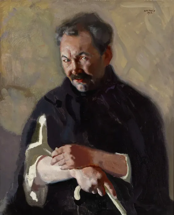 Framed Print : Portrait of Eino Leino, 1922. Creator: Antti Faven Framed Print : Portrait of Eino Leino, 1922. Creator: Antti Faven