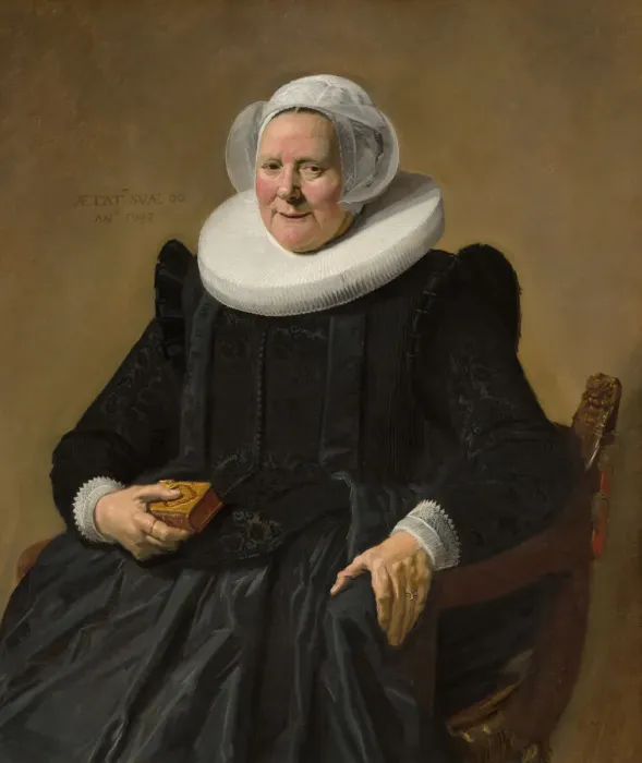 Framed Print : Portrait of an Elderly Lady, 1633. Creator: Frans Hals Framed Print : Portrait of an Elderly Lady, 1633. Creator: Frans Hals