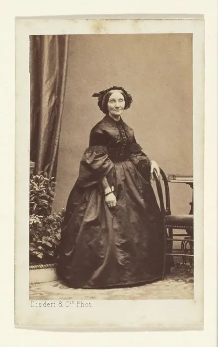 Framed Print : Portrait of an Elderly Woman, 1862-1864. Creator: Disderi & Cie Framed Print : Portrait of an Elderly Woman, 1862-1864. Creator: Disderi & Cie