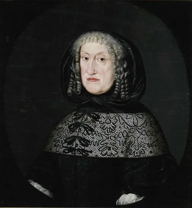Framed Print : Portrait of Eleanor of Anhalt-Zerbst, Duchess of Schleswig-Holstein-Sonderburg-Norburg (1608-1681), Artist: Anonymous Framed Print : Portrait of Eleanor of Anhalt-Zerbst, Duchess of Schleswig-Holstein-Sonderburg-Norburg (1608-1681), Artist: Anonymous