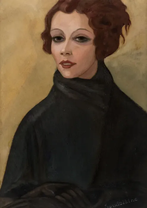Framed Print : Portrait of Elene Komisarjevskaia-Balieff (1895-1981) Framed Print : Portrait of Elene Komisarjevskaia-Balieff (1895-1981)
