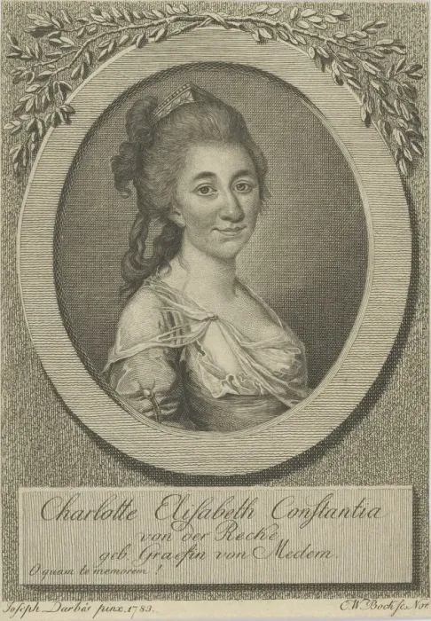 Framed Print : Portrait of Elisa von der Recke (1754-1833), 1783. Creator: Darbes, Joseph Friedrich August Framed Print : Portrait of Elisa von der Recke (1754-1833), 1783. Creator: Darbes, Joseph Friedrich August