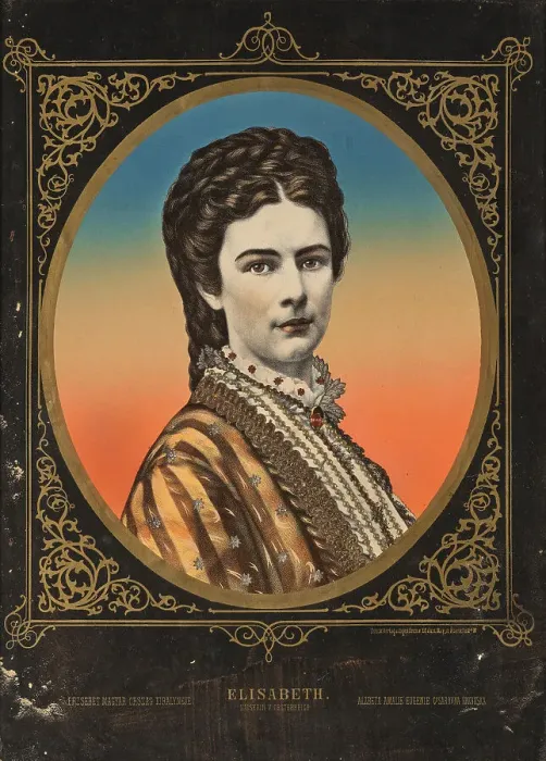 Framed Print : Portrait of Elisabeth of Bavaria, c1870. Creator: Anonymous () Framed Print : Portrait of Elisabeth of Bavaria, c1870. Creator: Anonymous ()