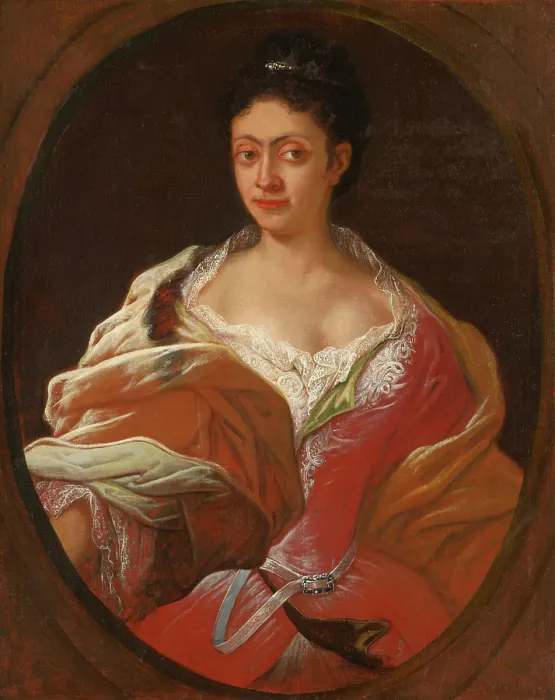 Framed Print : Portrait of Elisabeth de Calisch, nee Petroczy, around 1740. Creator: Unknown Framed Print : Portrait of Elisabeth de Calisch, nee Petroczy, around 1740. Creator: Unknown
