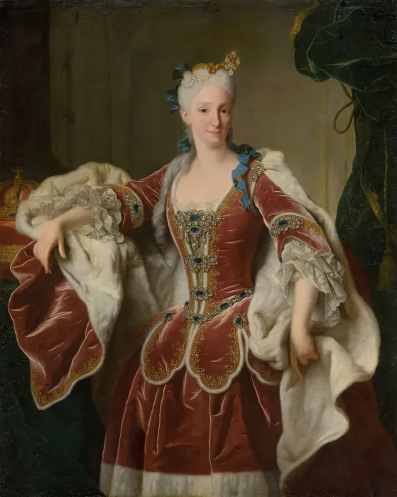 Framed Print : Portrait of Elisabeth Farnese, Queen consort of Spain, 1723. Creator: Ranc; Jean (1674-1735) Framed Print : Portrait of Elisabeth Farnese, Queen consort of Spain, 1723. Creator: Ranc; Jean (1674-1735)