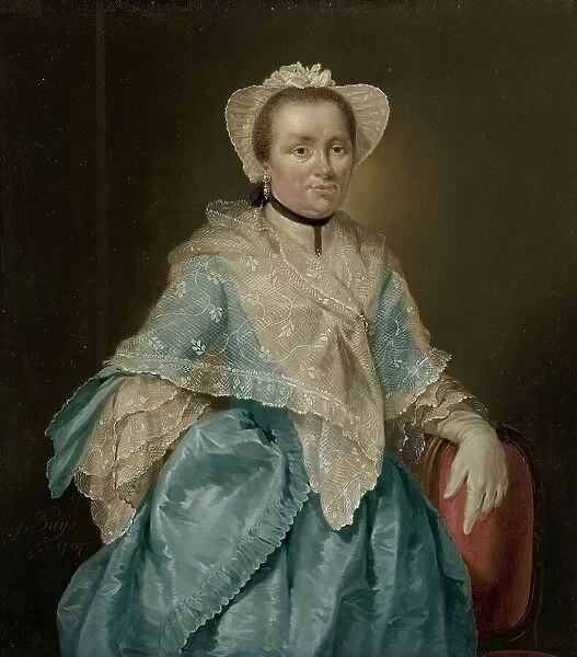 Portrait of Elisabeth Troost (1730-1790), 1767. Creator: Jacobus Buys