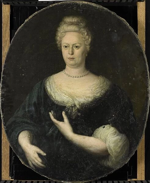 Portrait of Elisabeth van Oosten (1660-1714). Wife of Abraham van Riebeeck, c.1700. Creator: Unknown
