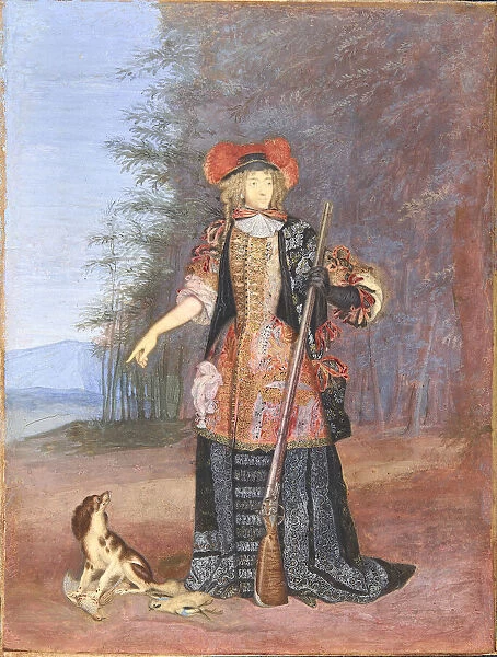Portrait of Elizabeth Charlotte, Princess Palatine (1652-1722), Duchess of Orleans