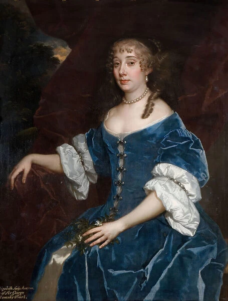 Portrait of Elizabeth Lady Monson, 1680. Creator: Peter Lely