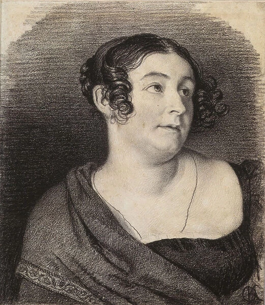 Portrait of Elizabeth Mikhailovna Khitrovo (1783-1839), 1816-1817