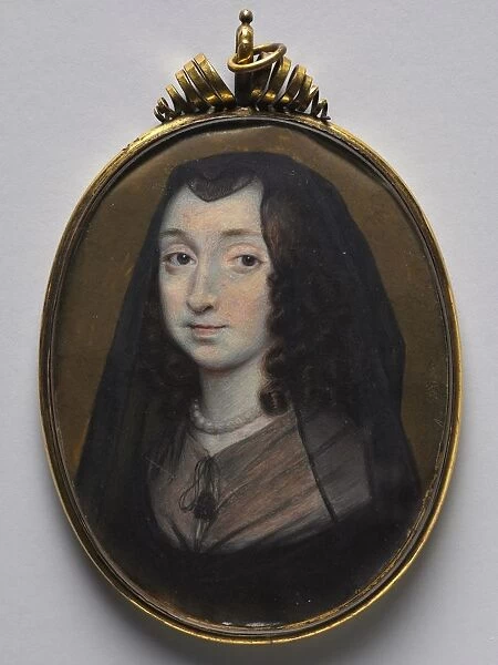 Portrait of Elizabeth Morrison, Lady Capell of Hadham, c. 1650. Creator: Richard Gibson (British