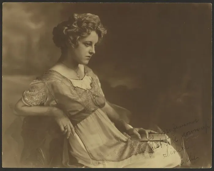 Framed Print : Portrait of Ella, 1914. Creator: Fred Hartsook Framed Print : Portrait of Ella, 1914. Creator: Fred Hartsook