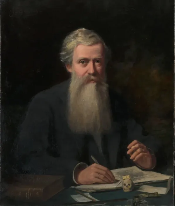 Framed Print : Portrait of Elliot Coues, 1898. Creator: J. Edward Barclay Framed Print : Portrait of Elliot Coues, 1898. Creator: J. Edward Barclay