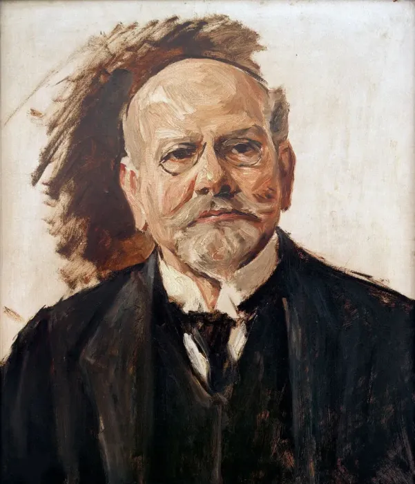 Framed Print : Portrait of Emil Moritz Rathenau (1838-1915), 1907. Creator: Liebermann, Max (1847-1935) Framed Print : Portrait of Emil Moritz Rathenau (1838-1915), 1907. Creator: Liebermann, Max (1847-1935)