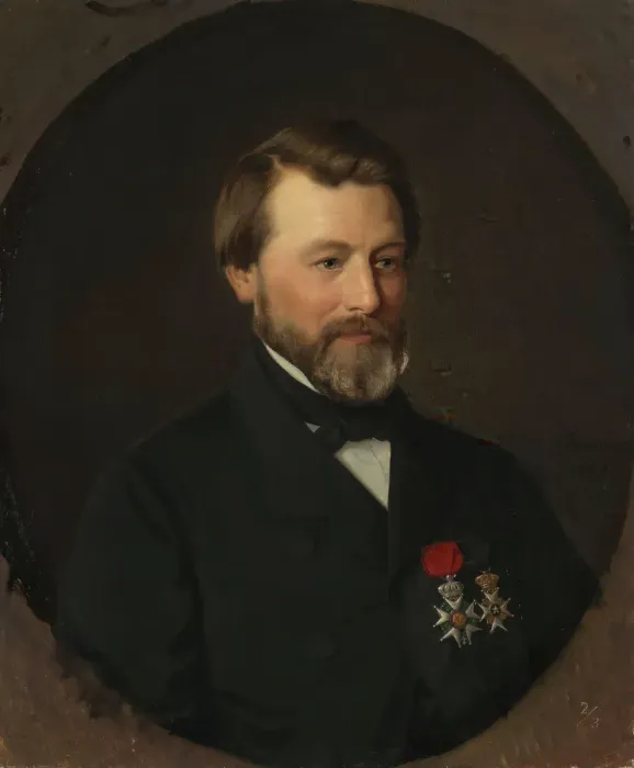 Framed Print : Portrait of Emil Tidemand the Artist's Brother, 1867. Creator: Adolph Tidemand Framed Print : Portrait of Emil Tidemand the Artist's Brother, 1867. Creator: Adolph Tidemand