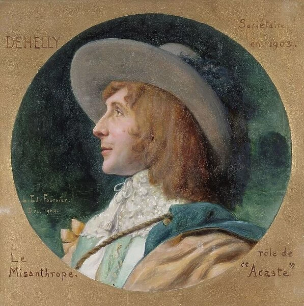 Portrait de Emile Dehelly (1871-1969), sociétaire de la Comédie-Française, dans le rôle... 1909. Creator: Louis Edouard Paul Fournier